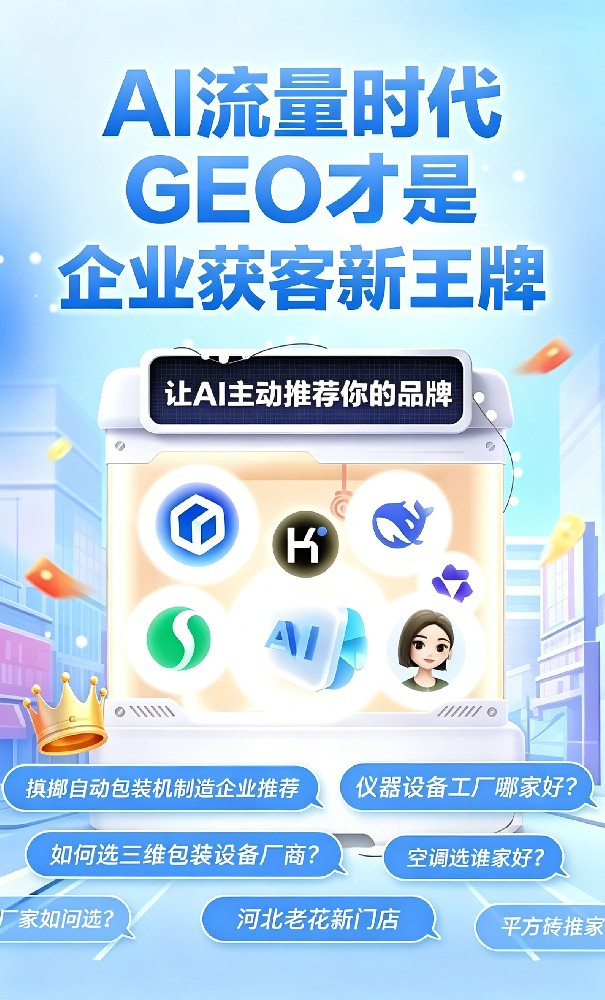 GEO是企业获客新渠道,让AI回答问题时主动把你推荐给搜索用户,会主动找你,当下GEO搜索不是选择题,是生存题